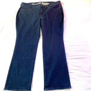 NYDJ Dark Blue Marilyn Straight Leg Jeans
